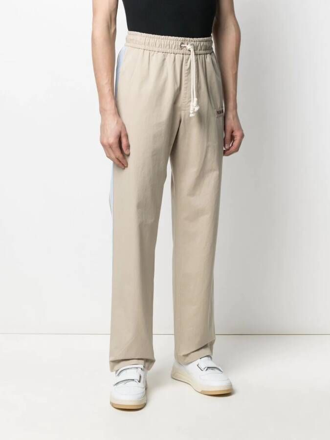 Palm Angels Broek met zijstreep Beige