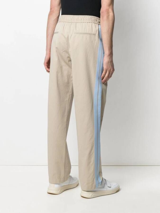 Palm Angels Broek met zijstreep Beige