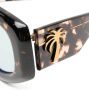 Palm Angels Eyewear Carmel zonnebril met oversized montuur Bruin - Thumbnail 3