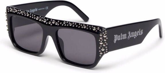 Palm Angels Eyewear Casablanca zonnebril met vierkant montuur Grijs