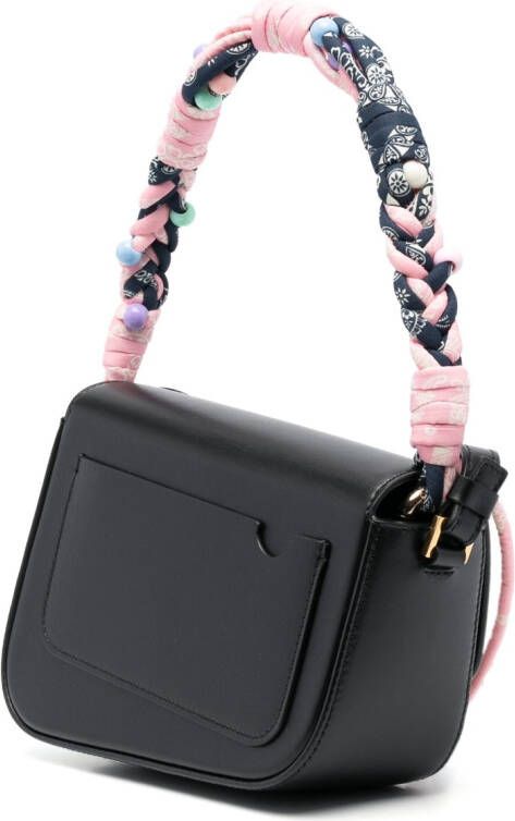 Palm Angels Crash schoudertas met logoprint Zwart
