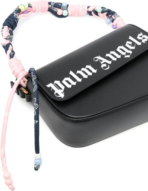 Palm Angels Crash schoudertas met logoprint Zwart