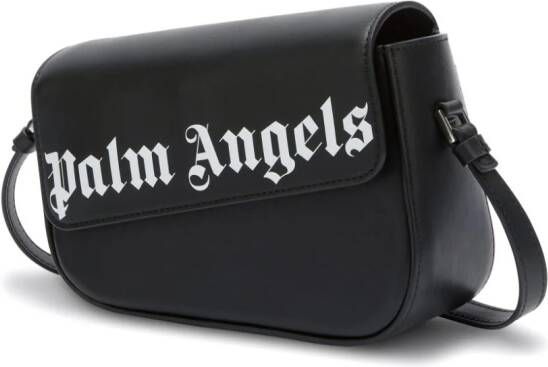 Palm Angels Crash schoudertas met logoprint Zwart