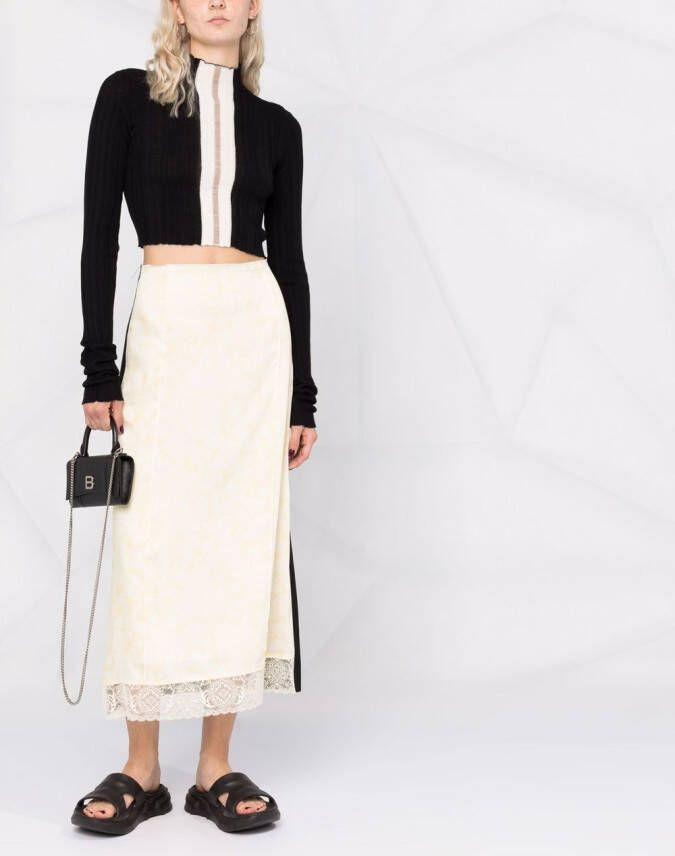 Palm Angels Cropped coltrui Zwart
