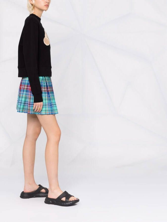 Palm Angels Cropped sweater Zwart