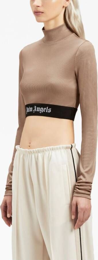 Palm Angels Cropped T-shirt Bruin