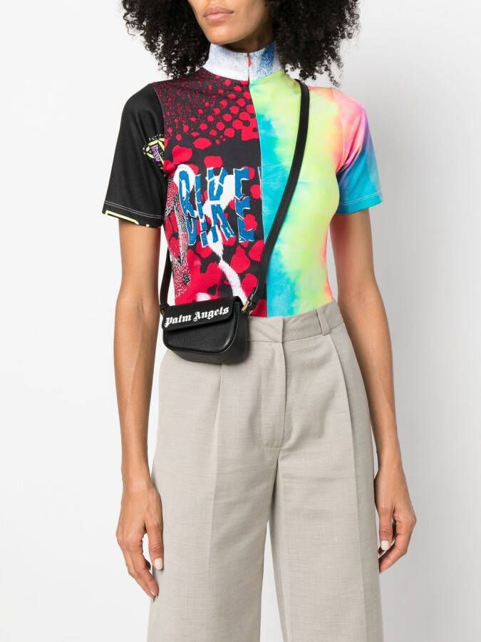 Palm Angels Crossbodytas met logoprint Zwart