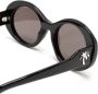 Palm Angels Eyewear Doyle zonnebril met rond montuur Zwart - Thumbnail 3