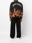 Palm Angels Gerafelde sweater Zwart - Thumbnail 2