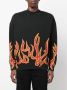 Palm Angels Gerafelde sweater Zwart - Thumbnail 3