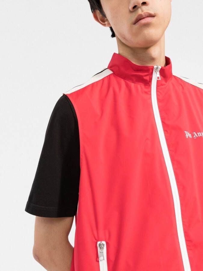 Palm Angels Gilet met logoprint Rood