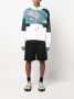 Palm Angels Hoodie met print Wit - Thumbnail 2