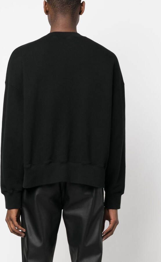 Palm Angels Sweater met grafische print Zwart