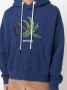 Palm Angels Blauwe Katoenen Sweatshirt met Capuchon Blue Heren - Thumbnail 7