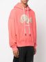 Palm Angels Hoodie met logoprint Oranje - Thumbnail 3