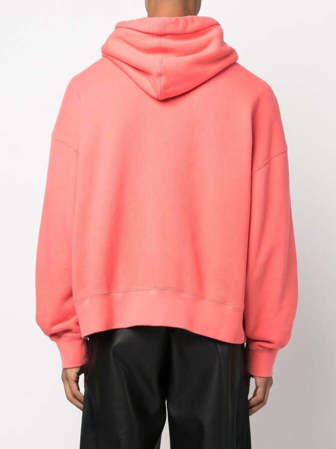Palm Angels Hoodie met logoprint Oranje