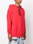 Palm Angels Katoenen hoodie met logoprint Rood - Thumbnail 3