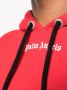 Palm Angels Katoenen hoodie met logoprint Rood - Thumbnail 5