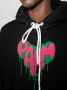 Palm Angels Hoodie met logoprint Zwart - Thumbnail 4