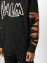 Palm Angels Hoodie met vlammenprint Zwart - Thumbnail 5