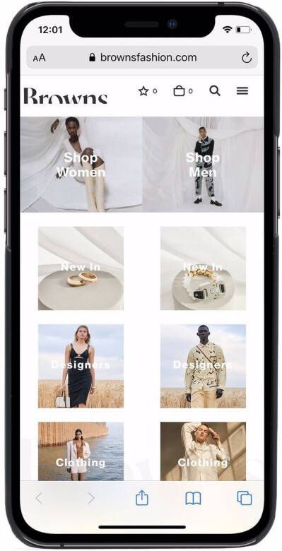 Palm Angels iPhone 12 gestreept hoesje Zwart