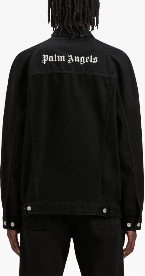 Palm Angels Jack met geborduurd logo Zwart