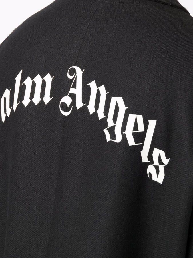 Palm Angels Jas met enkele rij knopen Zwart