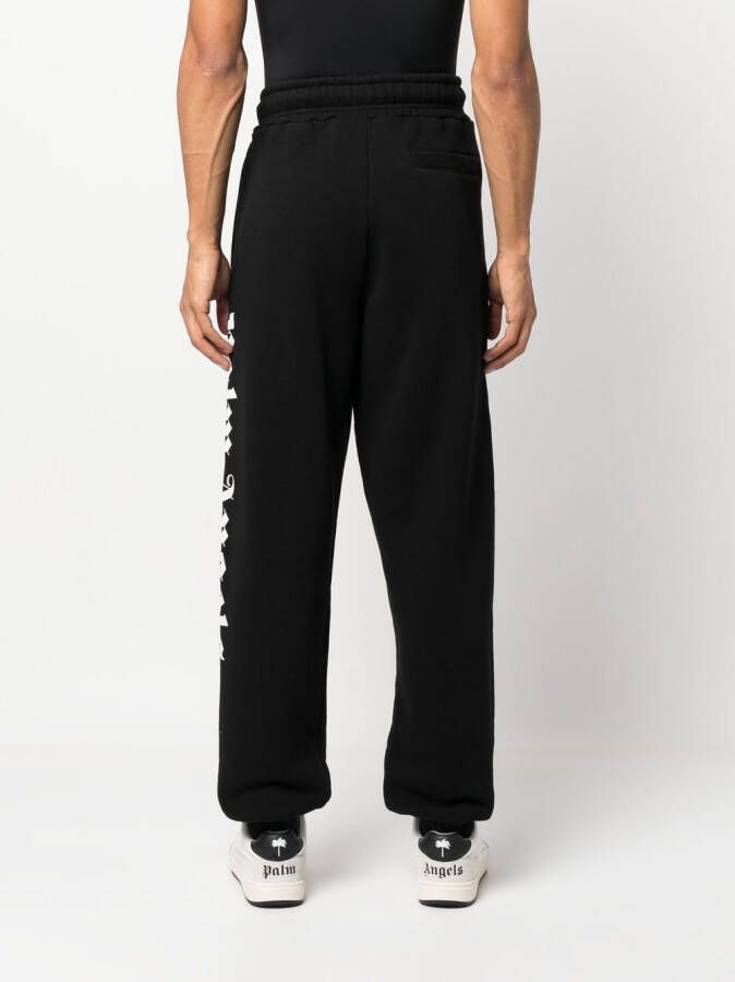 Palm Angels Joggingbroek met logoprint Zwart