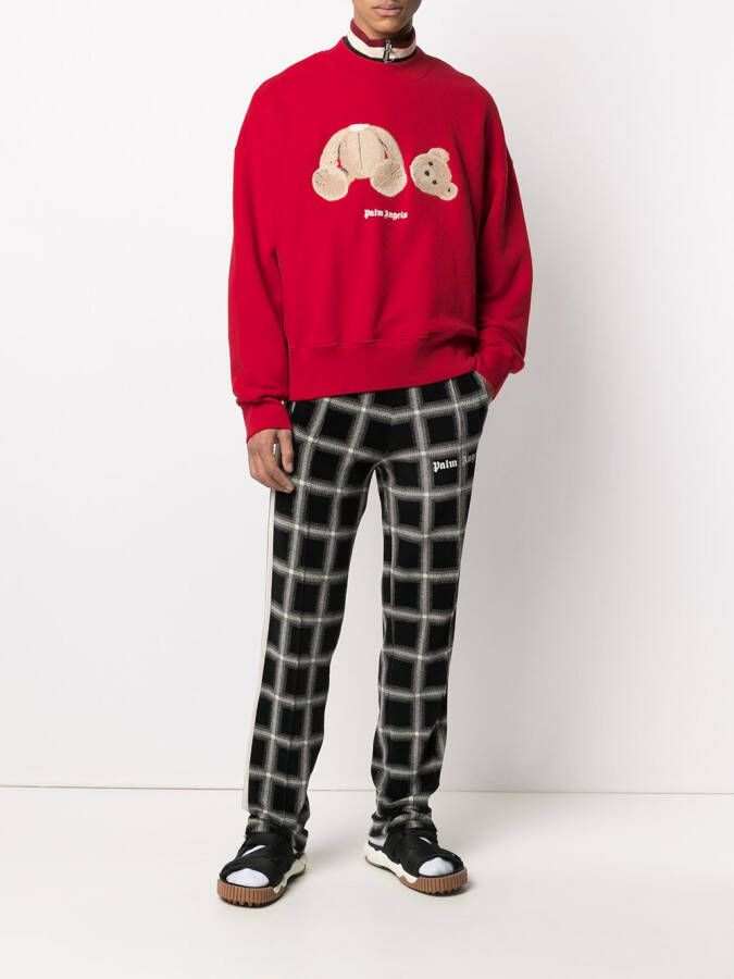 Palm Angels Katoenen sweater Rood