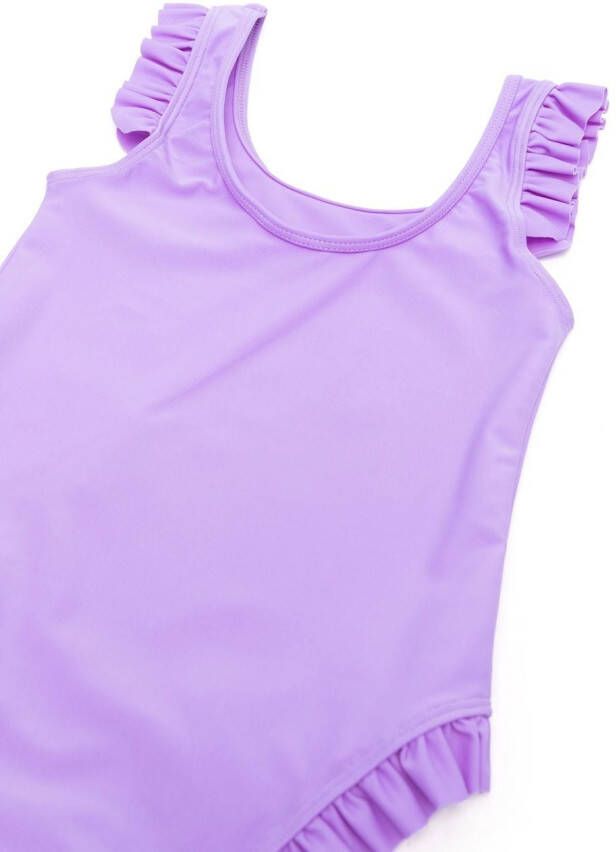 Palm Angels Kids Badpak met ruches Paars