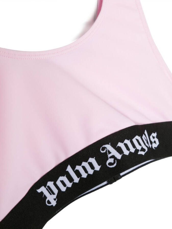 Palm Angels Kids Bikini met logoprint Roze