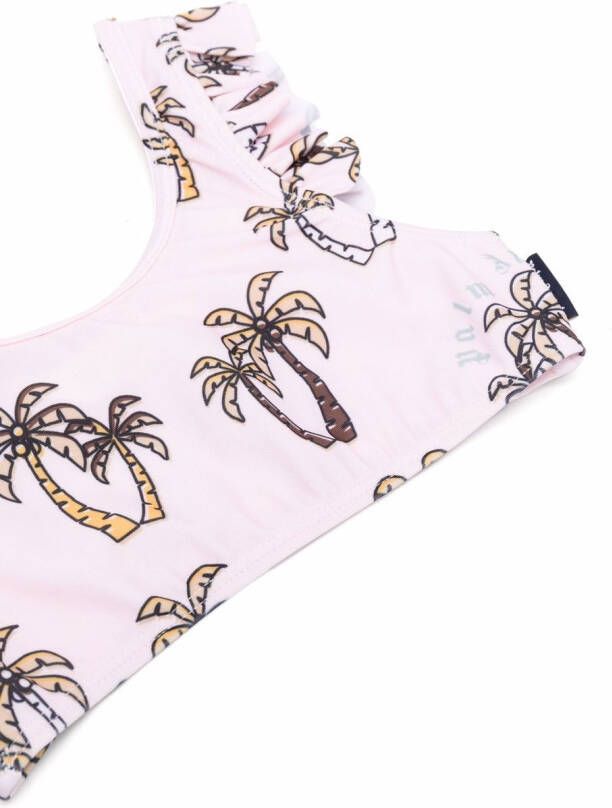 Palm Angels Kids Bikini met palmboomprint Roze