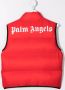 Palm Angels Kids Bodywarmer met logoprint Rood - Thumbnail 2