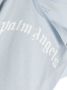 Palm Angels Kids T-shirt met logoprint Blauw - Thumbnail 3