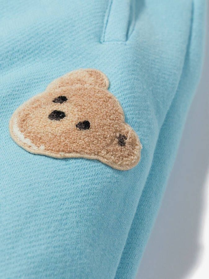 Palm Angels Kids Gelaagde trainingsbroek Blauw