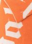 Palm Angels Kids Intarsia gebreide sjaal Oranje - Thumbnail 2