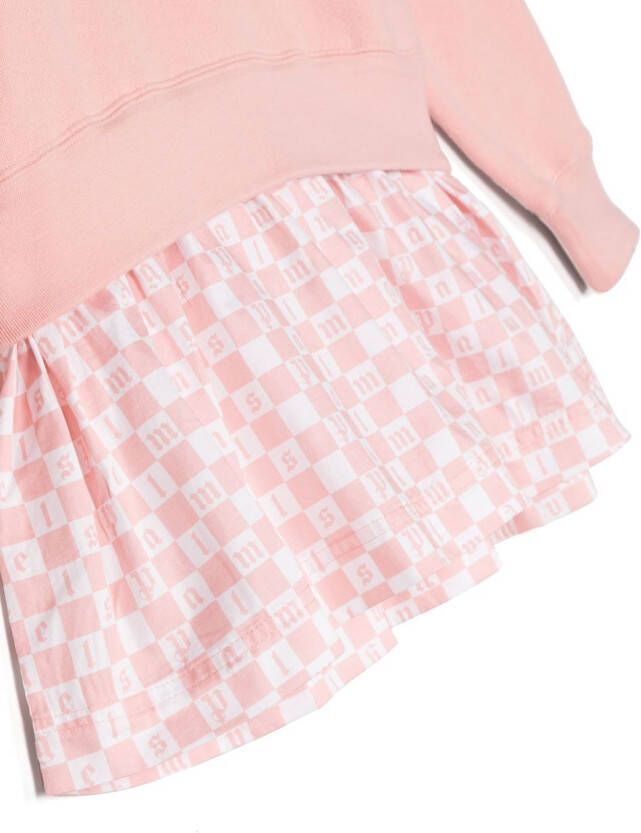 Palm Angels Kids Jurk met capuchon Roze