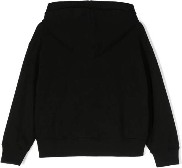 Palm Angels Kids Kill The Bear katoenen hoodie Zwart