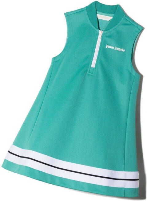 Palm Angels Kids Mouwloze jurk Blauw