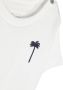 Palm Angels Kids Katoenen T-shirt Blauw - Thumbnail 3