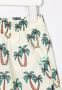Palm Angels Kids Shorts met palmboomprint Geel - Thumbnail 3