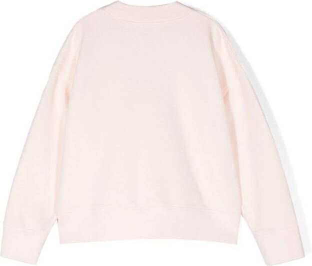 Palm Angels Kids Sweater met print Roze