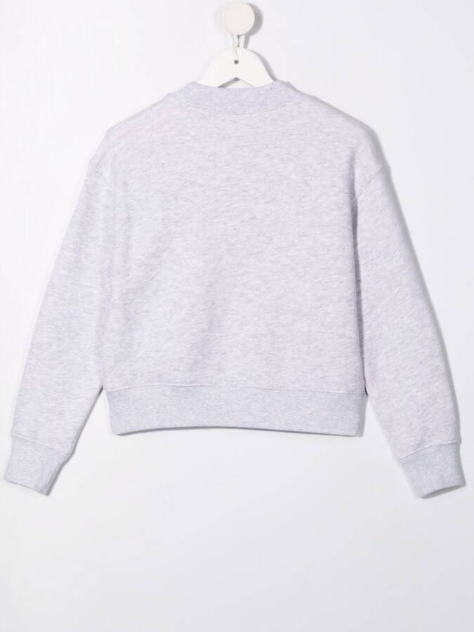 Palm Angels Kids Sweater met teddybeerprint Grijs
