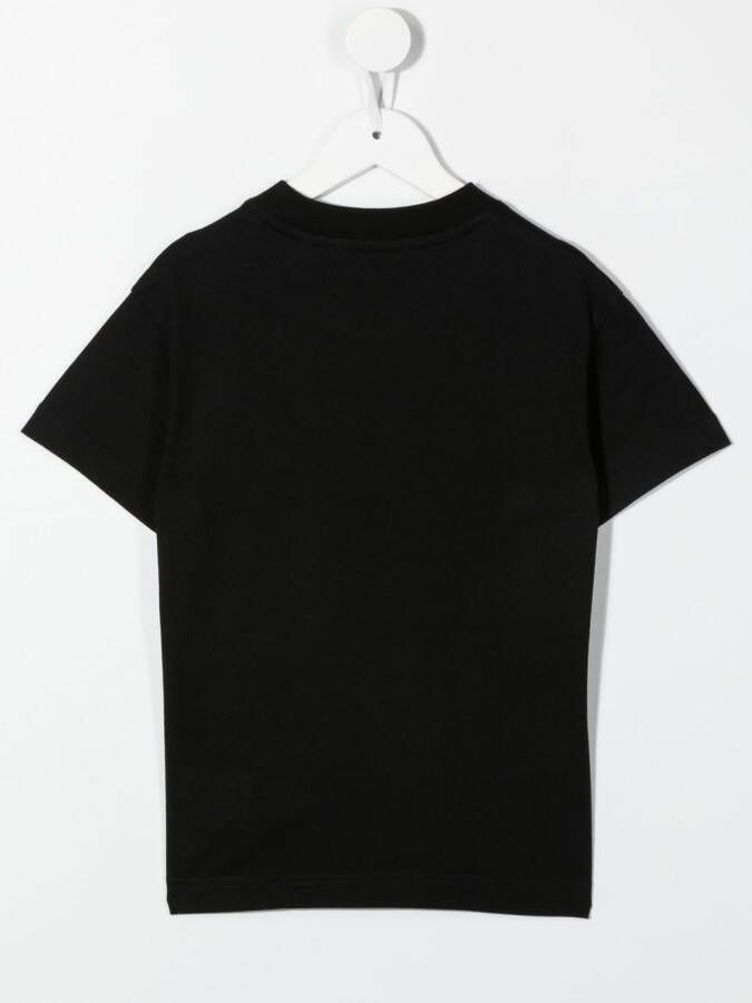 Palm Angels Kids T-shirt met grafische print Zwart