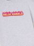 Palm Angels Kids Katoenen T-shirt met logoprint Grijs - Thumbnail 3