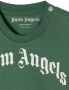 Palm Angels Kids T-shirt met logoprint Groen - Thumbnail 3