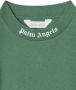 Palm Angels Kids T-shirt met logoprint en ronde hals Groen - Thumbnail 3