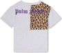 Palm Angels Kids T-shirt met logoprint Paars - Thumbnail 2