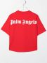 Palm Angels Kids T-shirt met logoprint Rood - Thumbnail 2