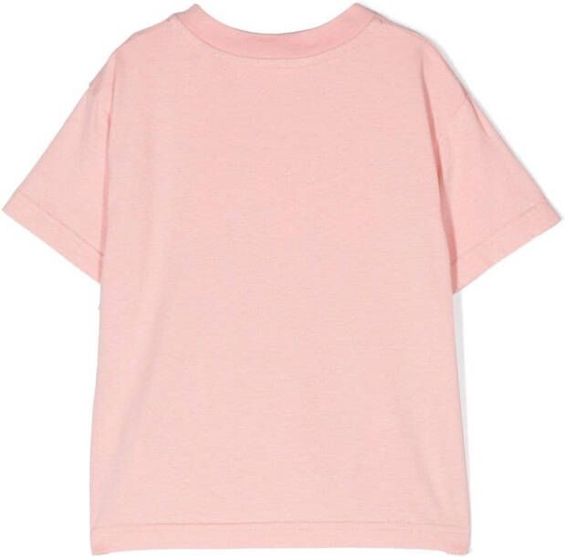 Palm Angels Kids T-shirt met teddybeerprint Roze